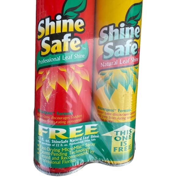 🌿 Shine Safe Leaf Shine Spray 2-Pack Professional + Natural Plant Care - Picture 2 of 3